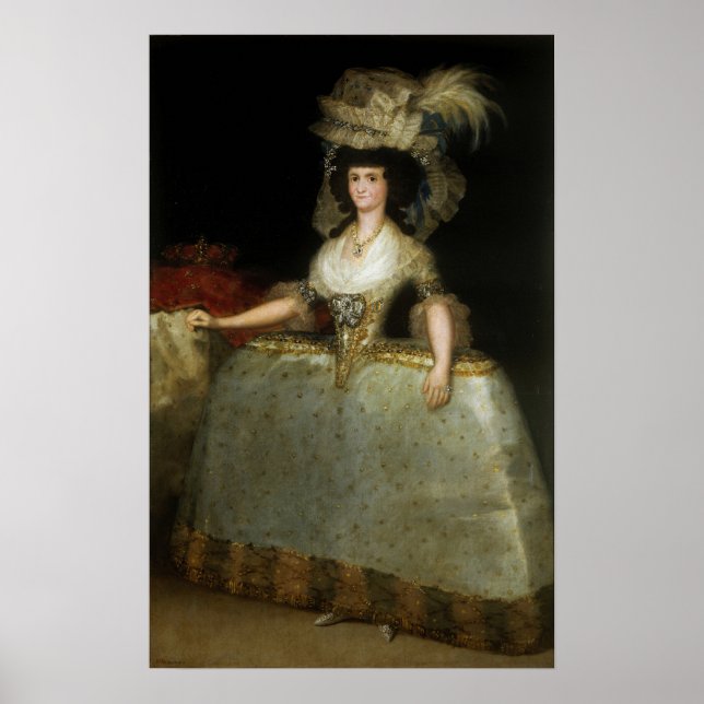 Goya - Queen Mary-Louise 1789 Poster (Framsidan)