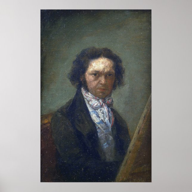 Goya - Självporträtt 1795 Poster (Framsidan)
