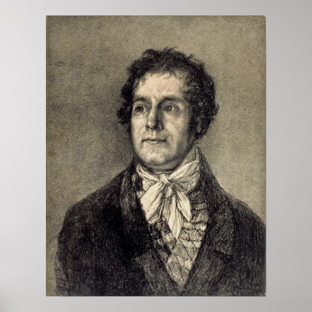 Goya - Skrivaren Gaulon Poster (Framsidan)