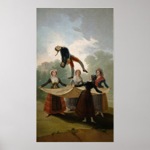 Goya - Spel med Mannequin 1791 Poster