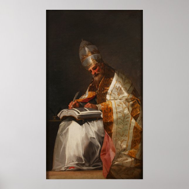 Goya - St. Gregory den store 1797 Poster (Framsidan)