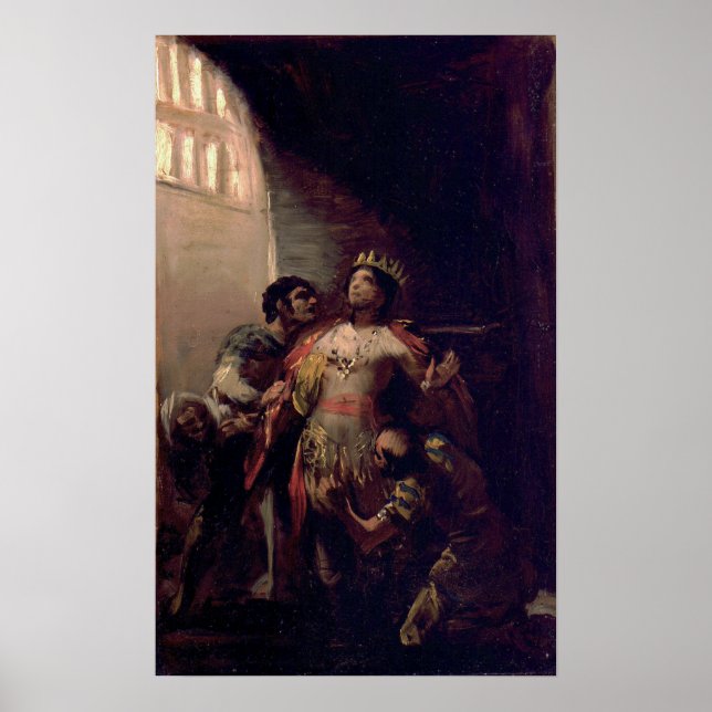 Goya - St Hermenegild i fängelset Poster (Framsidan)
