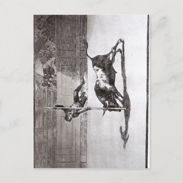 Goya The Speed and Daring of Juanito Api?ani i Vykort (Framsida)