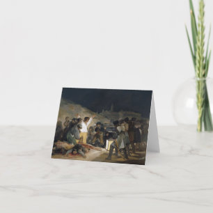 Goya Third of May Note Note Card Kort