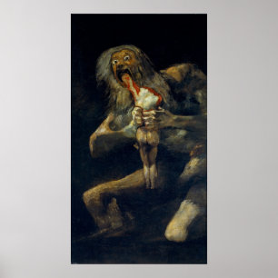Goya's Saturn föraktar sin son Poster