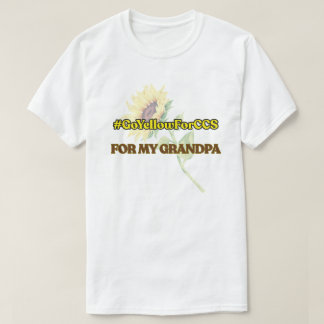 #GoYellowForCCS - Grandpa Tshirt T Shirt