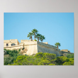 Gozo Citadella-höjder Poster