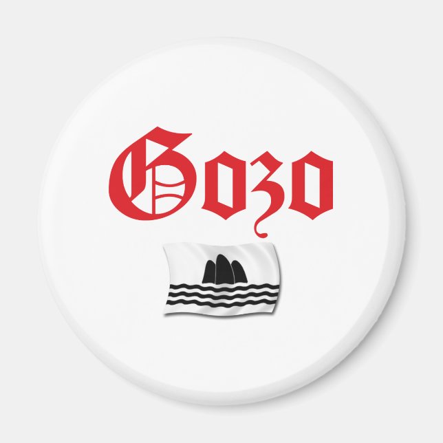 Gozo Flagga Magnet (Framsidan)