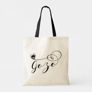 Gozo Heart Flagga, Gozitan, ön Gozo Tote Bag Tygkasse