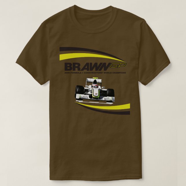 GP-formel 1 för bromsning T Shirt (Design framsida)