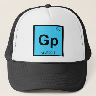 Gp - Gulfport Mississippi Kemi Periodiska Systemet Truckerkeps