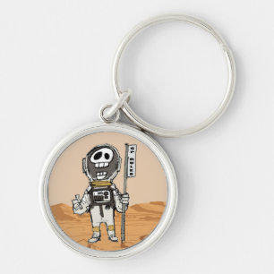 GP härskar Keychain Rund Silverfärgad Nyckelring
