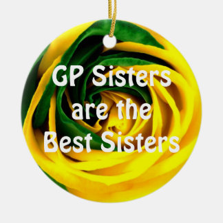 Gp-systrar är de bäst systrarna julgransprydnad keramik