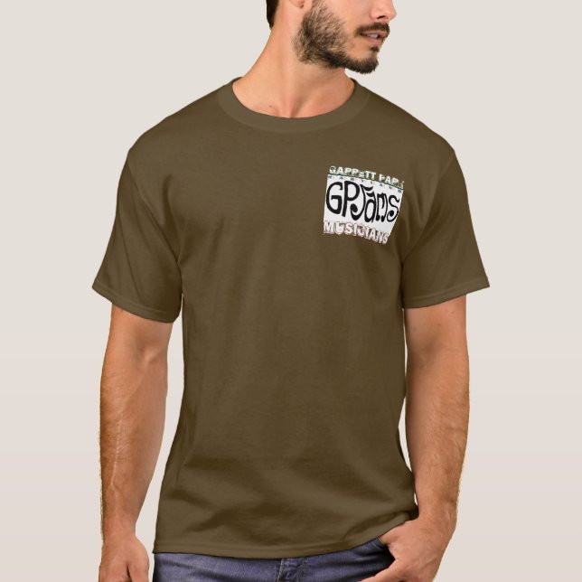 GPJams musiker T-shirt (Framsida)