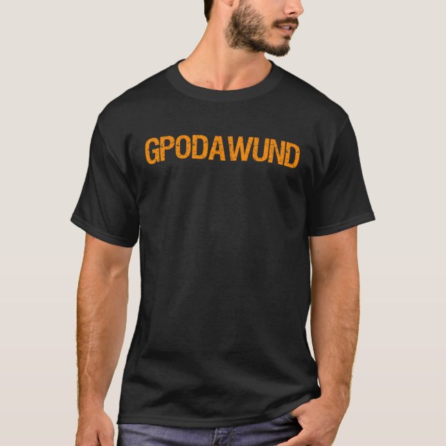 GPODAWUND Funny Cleveland T Shirt (Framsida)
