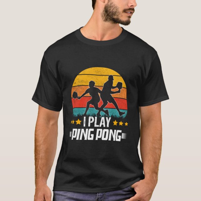 Gpong Player G Pong Dad Mom T Shirt (Framsida)