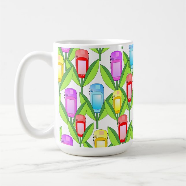 GPS Flowers Kaffemugg (Vänster)