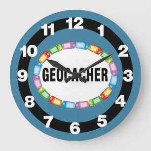 GPS Geocacher Oval Stor Klocka