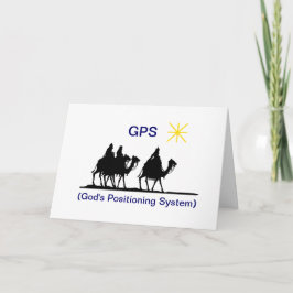 GPS-julhälsningskort Helgkort