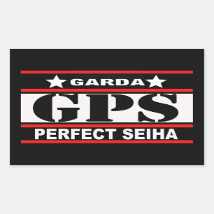 GPS REKTANGULÄRT KLISTERMÄRKE