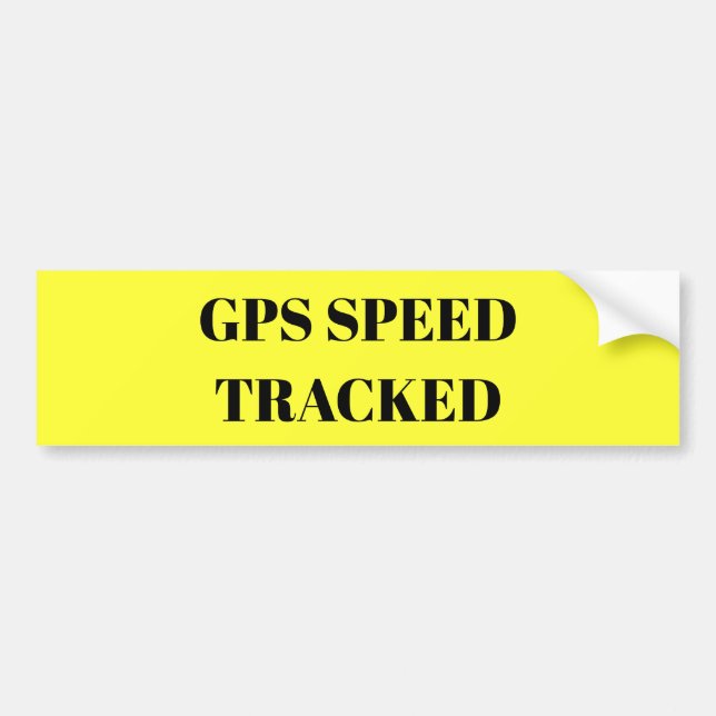 GPS rusar den spårade klistermärken (Framsidan)