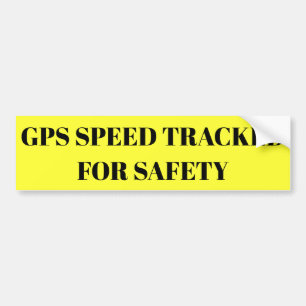 GPS rusar spårat för säkerhetsklistermärke Bildekal