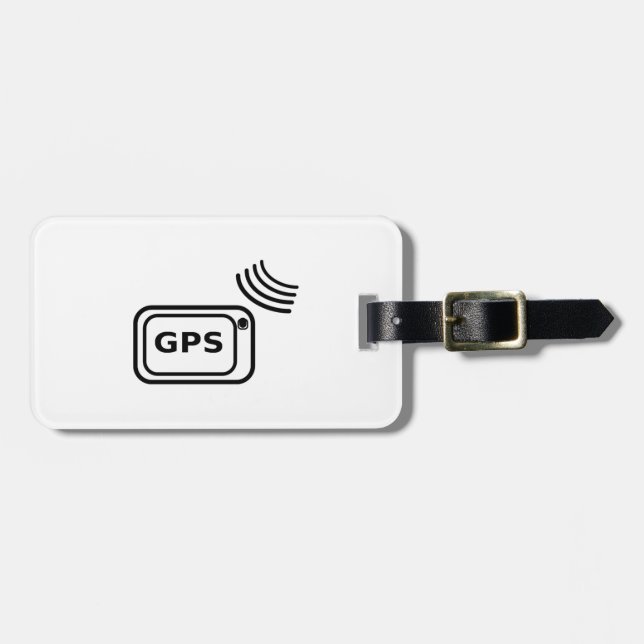 GPS signalerar Bagagebricka (Horisontell Framsida)