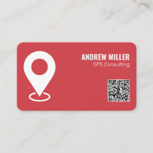 GPS-tjänster QR (röd)