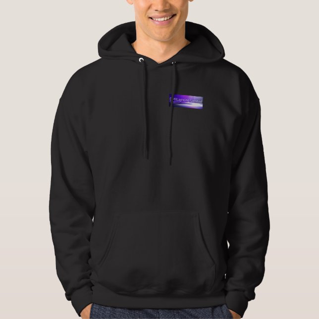 GPSLighting begränsade den svart hoodien Hoodie (Framsida)