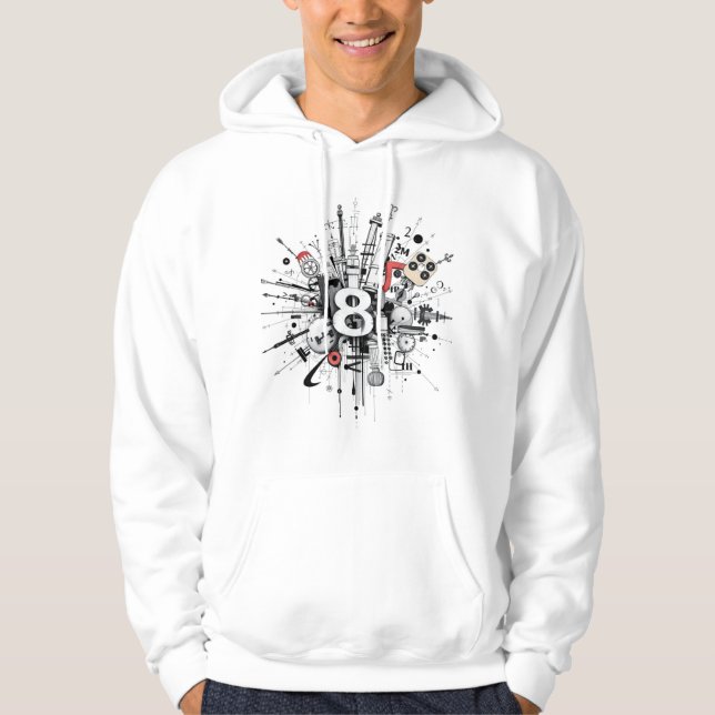 GPT5 med bländande " Suno" T-Shirt Hoodie (Framsida)