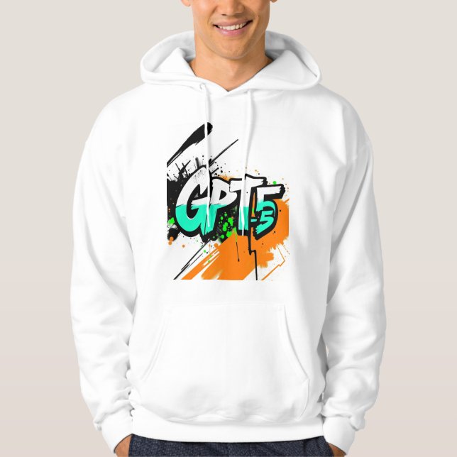 GPT-5 Artificiella underrättelser Robotic T-Shirts Hoodie (Framsida)