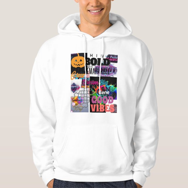 GPT-5-mall T-shirt-design, med T-Shirt Hoodie (Framsida)