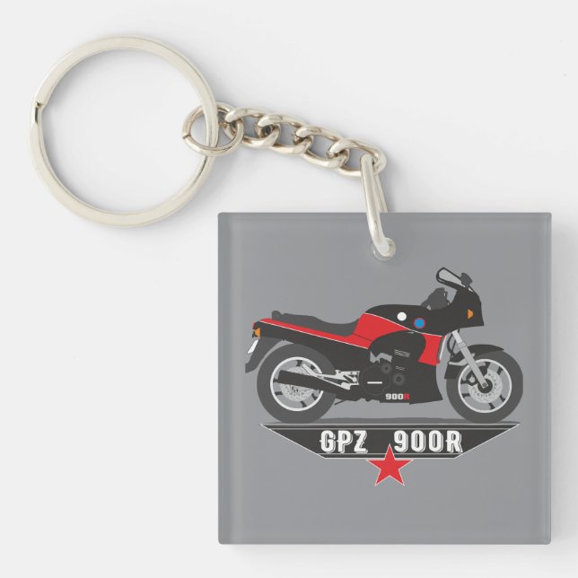 GPZ900R Biker Motorrad (Framsidan)