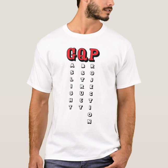 GQP-agenda T Shirt (Framsida)