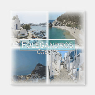 GR0109 Europa, Grekland, Folegandros, kylskåp Magnet