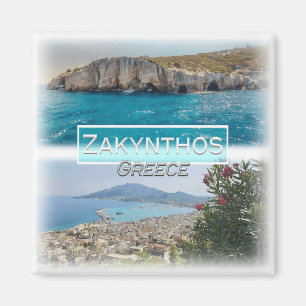 GR0115 Europe, Grekland, Zakynthos, kylskåp Magnet