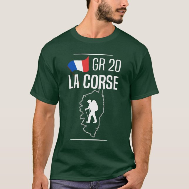 GR20 la corse T Shirt (Framsida)