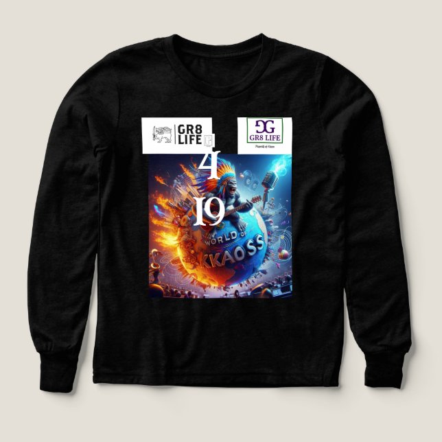 GR8 Life x Kaotic Kennels Collector's Item T Shirt (Design framsida)