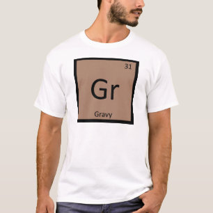 Gr - Kemi med stora förhållanden Periodic Bord Tee Shirt