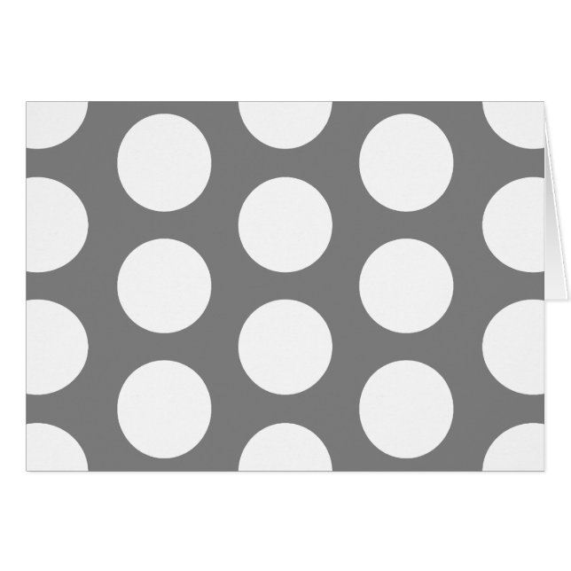 Grå 808080 hälsningskort (Framsidan Horizontal)