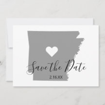 Grå Arkansas kartform