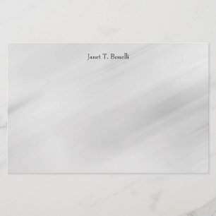 Grå Bakgrund Elegant Enkel Professionell Brevpapper