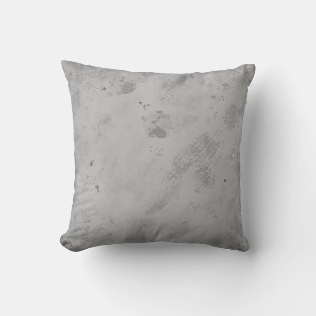Grå betongtextur bakgrund rustic distressed kudde (Framsida)
