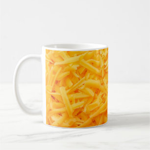 grå cheddarostens översta vy kaffemugg