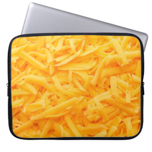grå cheddarostens översta vy laptop fodral