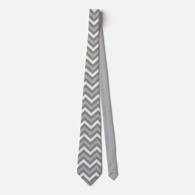 Grå Chevron Slips (Framsida)