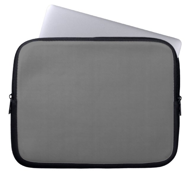 Grå datorsleeve laptop sleeve (Framsidan)