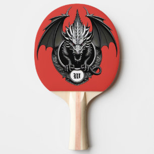 Grå Drakon med Gula Ögon Pingisracket