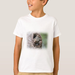 Grå ekorre t shirt
