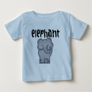 Grå elefantbabyRomper Tee Shirt